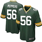 Nike Men & Women & Youth Packers #56 Julius Peppers Green Team Color Game Jersey,baseball caps,new era cap wholesale,wholesale hats
